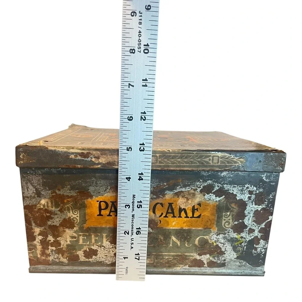 Vintage Peek Frean & Co's Biscuits Tin Pat-A-Cake Royal Warrant Early 20th C